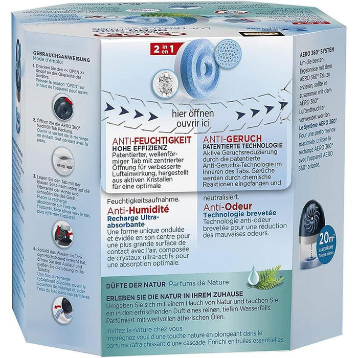 Pattex 9h Ahawf Recarga Deshumidificador Waterfall 2 X 450 G, Blanco, 2 X 450g