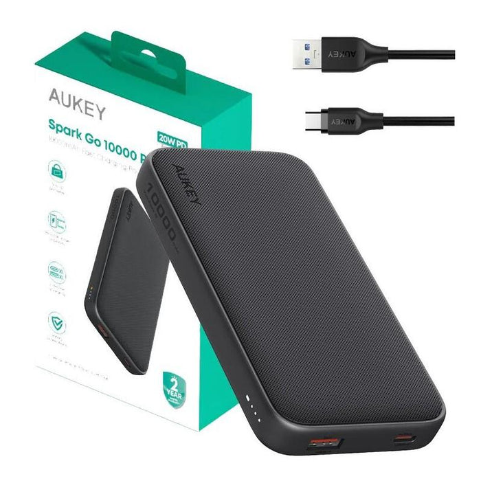 Pb-Y46p Powerbank 10000mah 20w 2xusb Kabel Usb-C