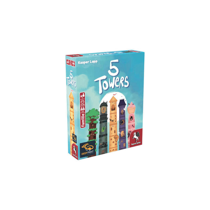 Pegasus Deep Print Games: 5 Torres, Juego De Cartas 57814g