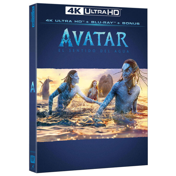 Pelicula Avatar - El Sentido Del Agua (Remasterizada Dovi) - Bd Blu-Ray