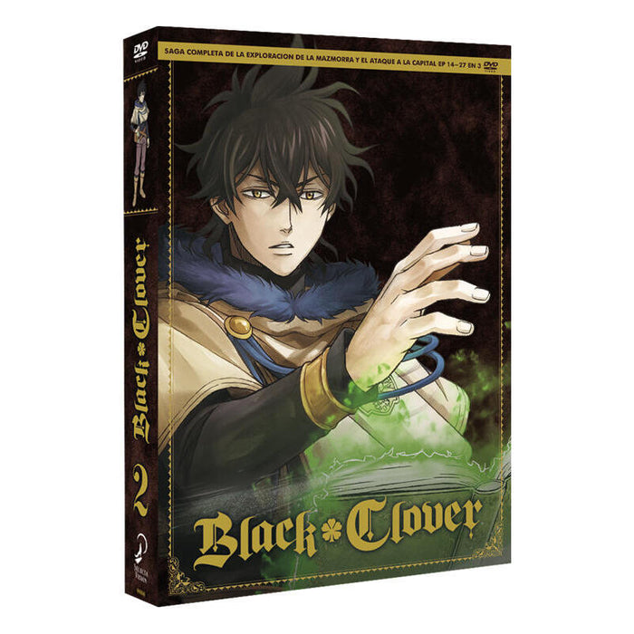 Pelicula Black Clover Episodios 14 A 27 (Saga Completa De La Mazmorra Y El Ataque A La Capital) - Bd Dvd