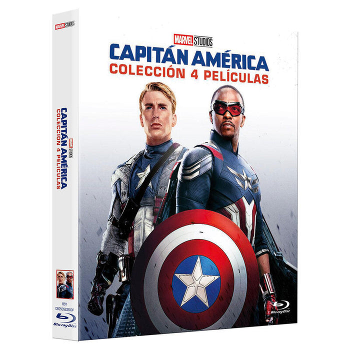 Pelicula Capitán América - Colección 4 Películas - Bd Blu-Ray