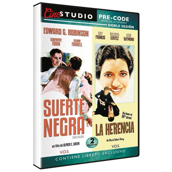 Pelicula Cine Studio Doble Sesión - Suerte Negra + La Herencia Dvd