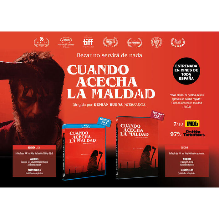 Pelicula Cuando Acecha La Maldad - Bd Blu-Ray