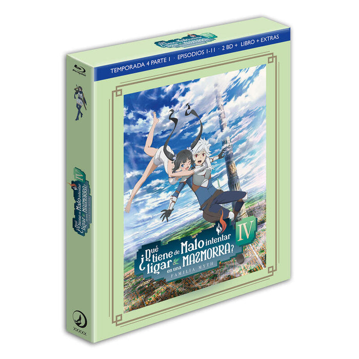 Pelicula Danmachi Temp.4 1ª (Episodios.1-11) - Bd Blu-Ray