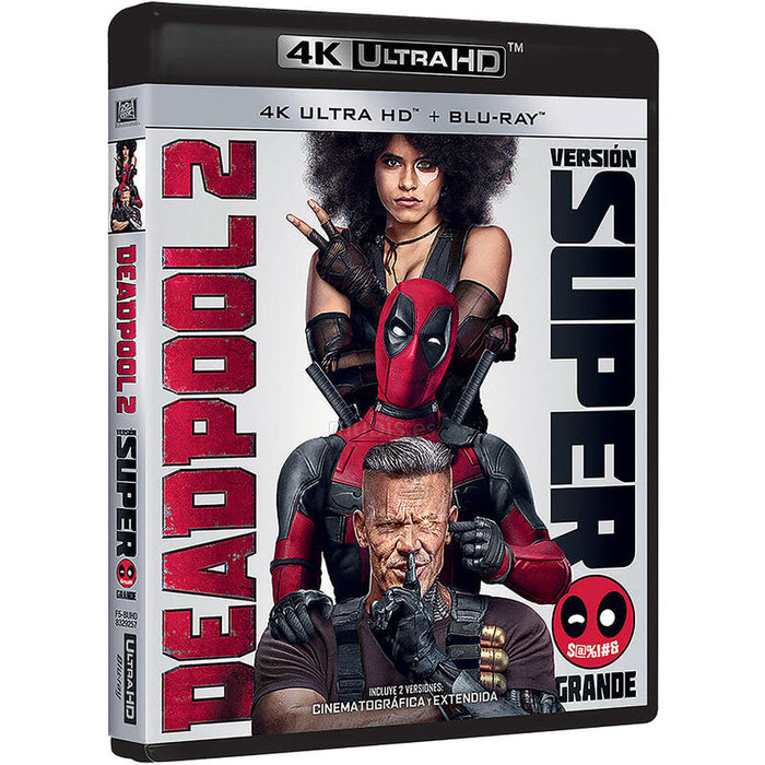 Pelicula Deadpool 2 (Versión Super Grande) (4k Uhd) - Bd Blu-Ray