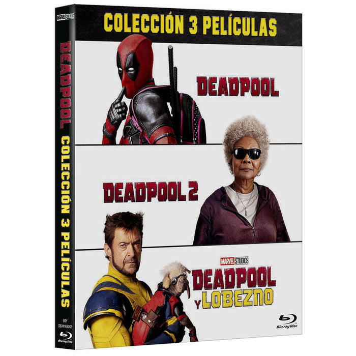 Pelicula Deadpool - Colección 3 Películas - Bd Blu-Ray