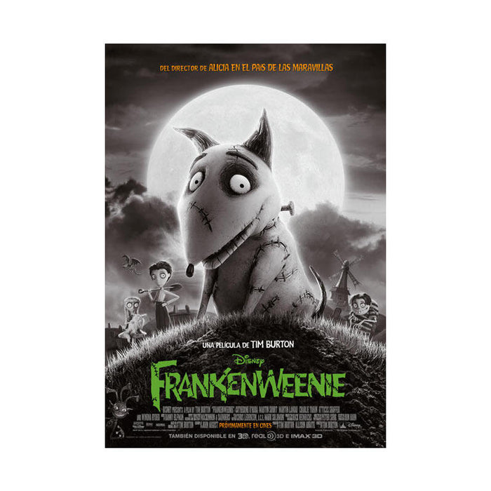 Pelicula Frankenweenie Dvd