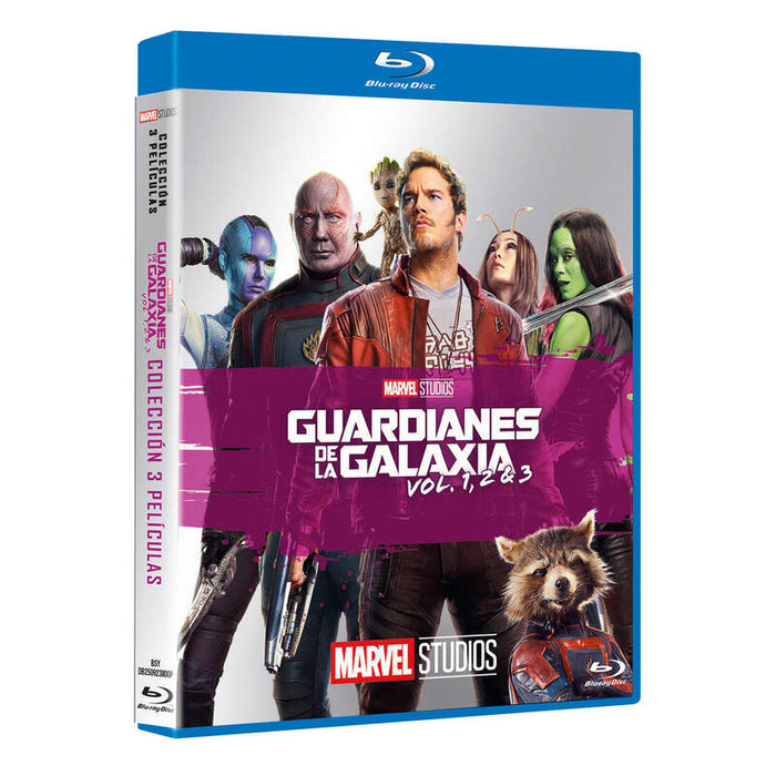 Pelicula Guardianes De La Galaxia - Colección 3 Películas - Bd Blu-Ray