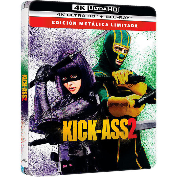 Pelicula Kick Ass 2 (Ed. Metal) (4k Uhd + Bd)  Blu-Ray