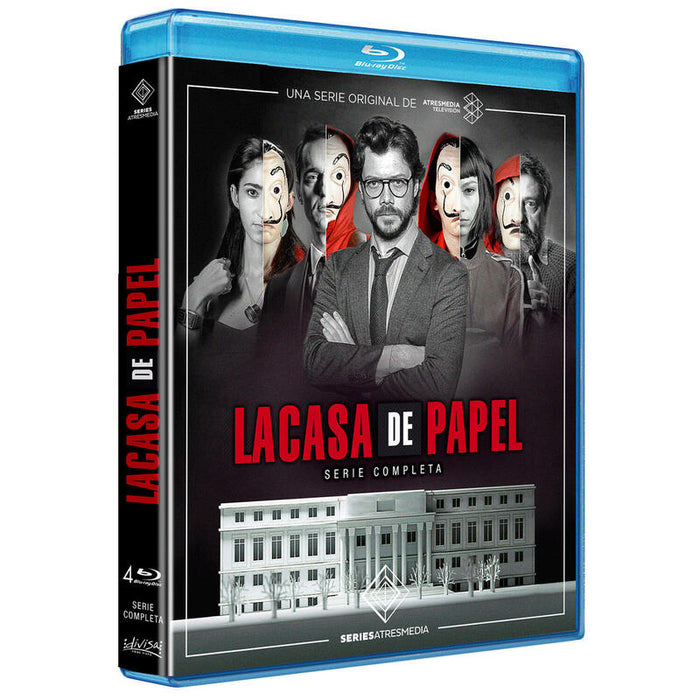 Pelicula La Casa De Papel - Parte 1 Y 2 Blu-Ray