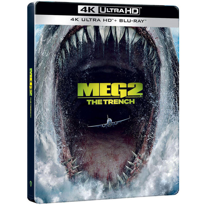 Pelicula Megalodon 2: La Fosa (4k Uhd+Bd) Ed. Metalica Blu-Ray