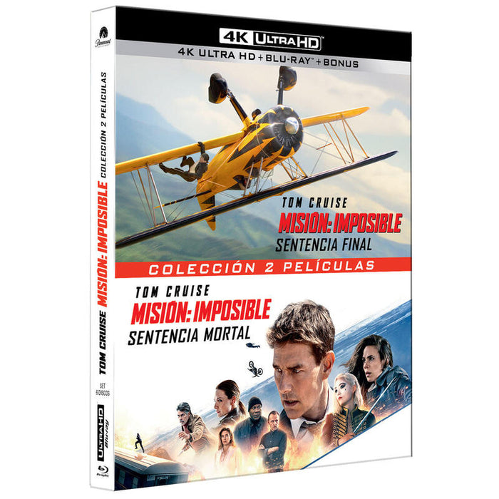 Pelicula Mision Imposible - Sentencia Mortal + Sentencia Final (4k Uhd) - Bd Blu-Ray