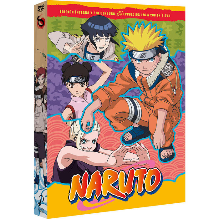 Pelicula Naruto Box 8 (Episodios 176 To 200) - Dvd Dvd