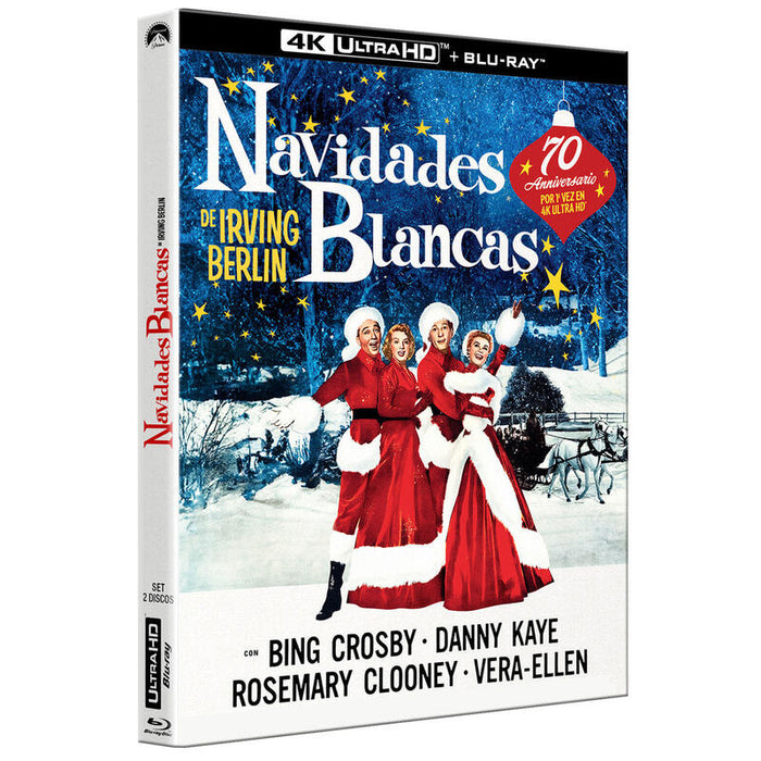 Pelicula Navidades Blancas (4k Uhd - Edición Especial Funda) - Bd Blu-Ray