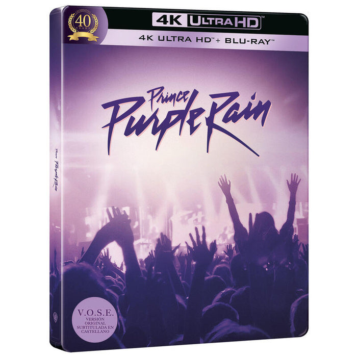 Pelicula Purple Rain (Vose) (Uh Uhd+Bd) Ed. Metálica Blu-Ray