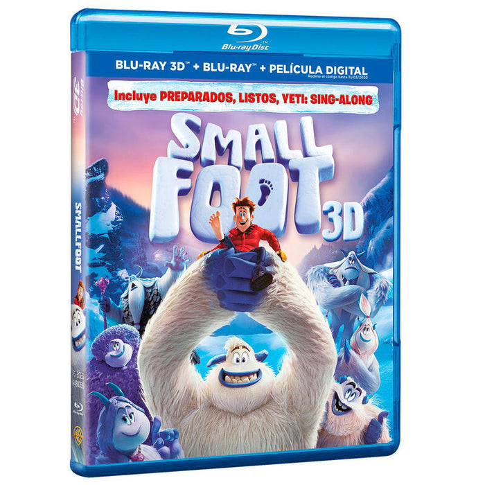 Pelicula Smallfoot  3d + Bd  - Bd Blu-Ray