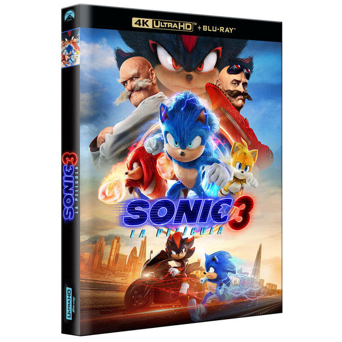 Pelicula Sonic 3 - La Pelicula - Uhd+Bd Divisa Blu-Ray