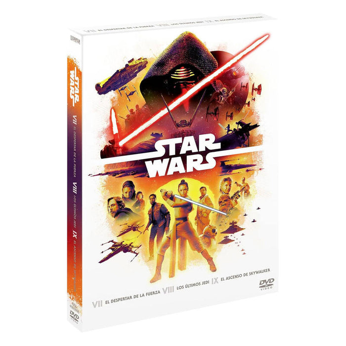 Pelicula Star Wars - Episodios 7-9 (3 Discos) - Dvd Dvd