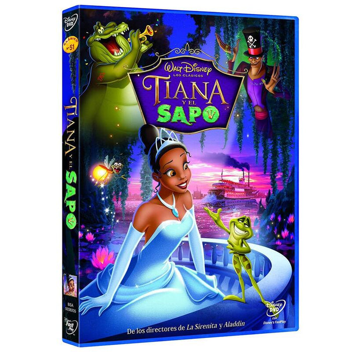Pelicula Tiana Y El Sapo Dvd