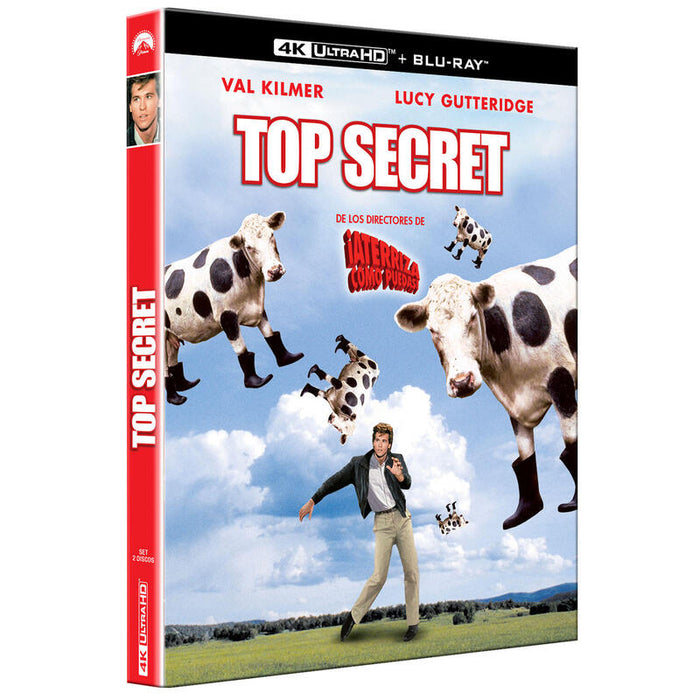 Pelicula Top Secret (4k Uhd - Edición Especial Funda) - Bd Blu-Ray