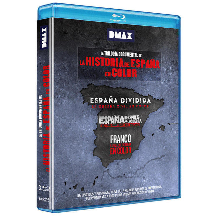 Pelicula Trilogía Documental De La Historia De España En Color - Bd Blu-Ray