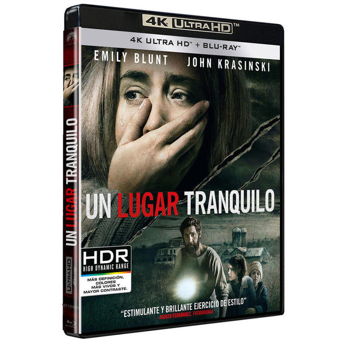 Pelicula Un Lugar Tranquilo  Blu-Ray