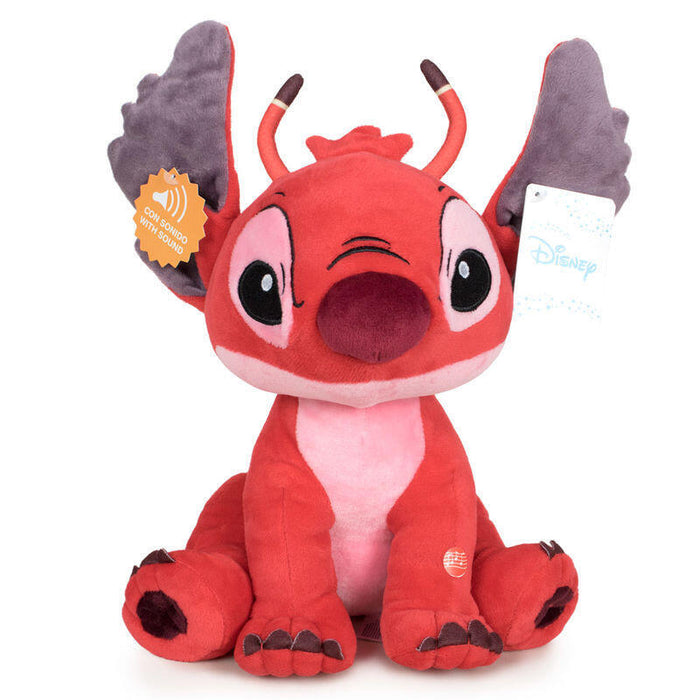 Peluche Leroy Stitch Disney Soft Sonido 20cm