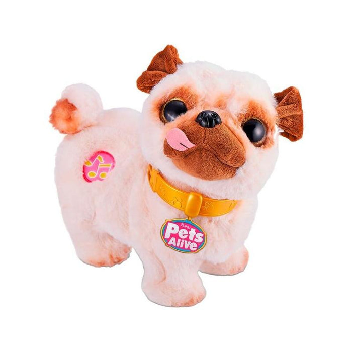 Peluche Zuru Pets Alive Booty Shaking Pups - Pug,  9521