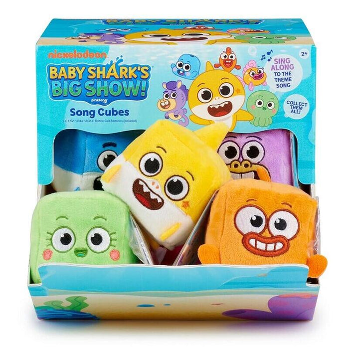 Peluches Pequeos Con Sonidos Wowwee Baby Shark 12 Unidades