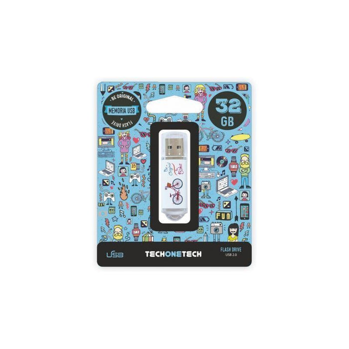 Pendrive 32gb Tech One Tech Be Bike Usb 2.0
