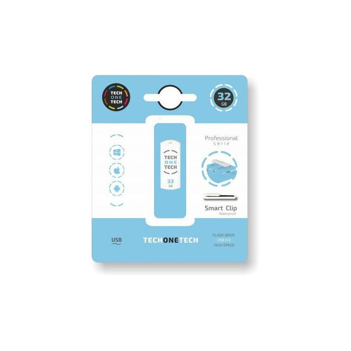 Pendrive 32gb Tech One Tech Pro Smart Clip Tech Usb 2.0