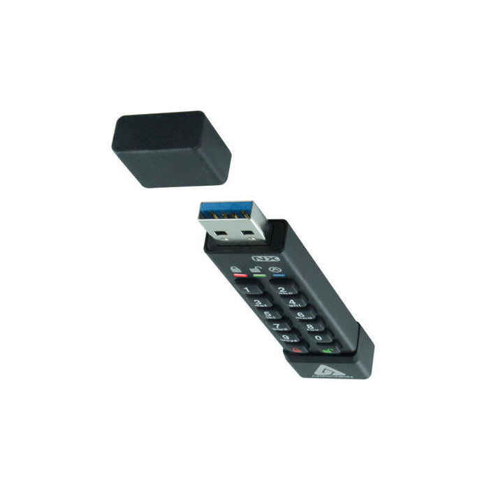 Pendrive Apricorn Usb 3.0 64gb Securekey 256bit Aes-Xts, Ip58