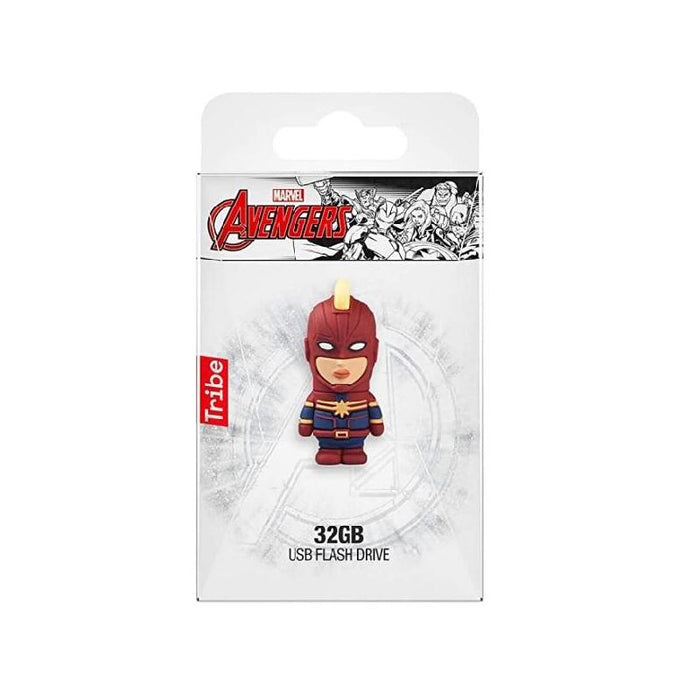 Pendrive Tribe 2.0 16gb Capitan Marvel