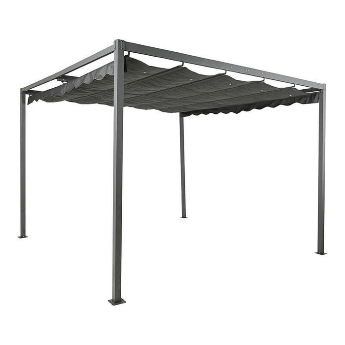 Pérgola Para Exterior 300x300x220cm Gris Antracita 891705
