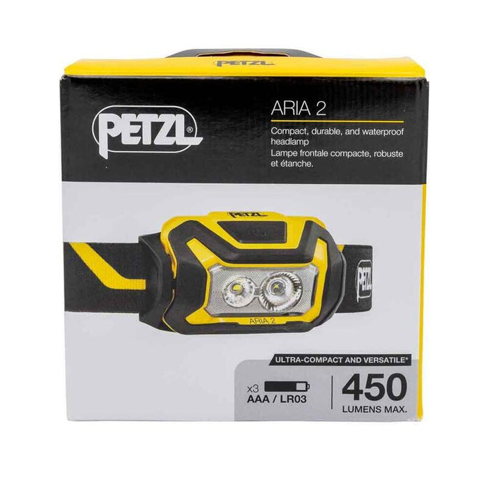Petzl E070aa00 Aria 2 Headlamp Negro/Yellow