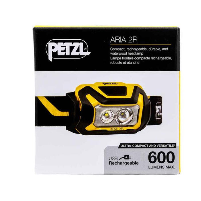 Petzl E071aa00 Aria 2r Headlamp Negro / Yellow