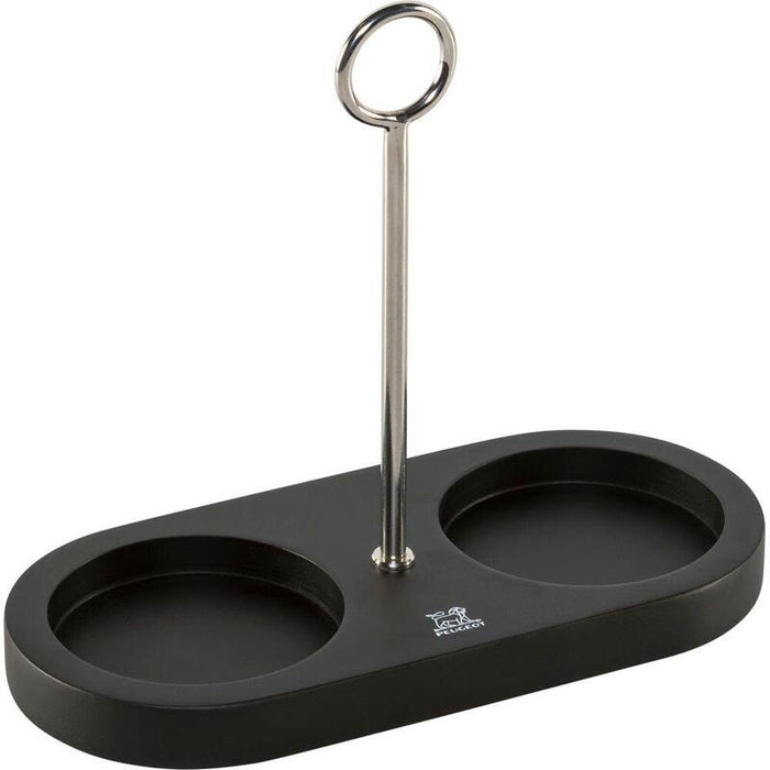 Peugeot Linea Bambus Mühlen- Untersetzer 17cm Mattschwarz