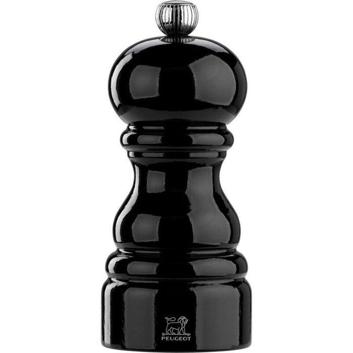 Peugeot Paris Pfeffermühle 12 Cm Buchenholz Schwarz Lackiert