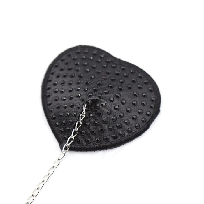 Pezonera Nipple Covers With Chain Link Black