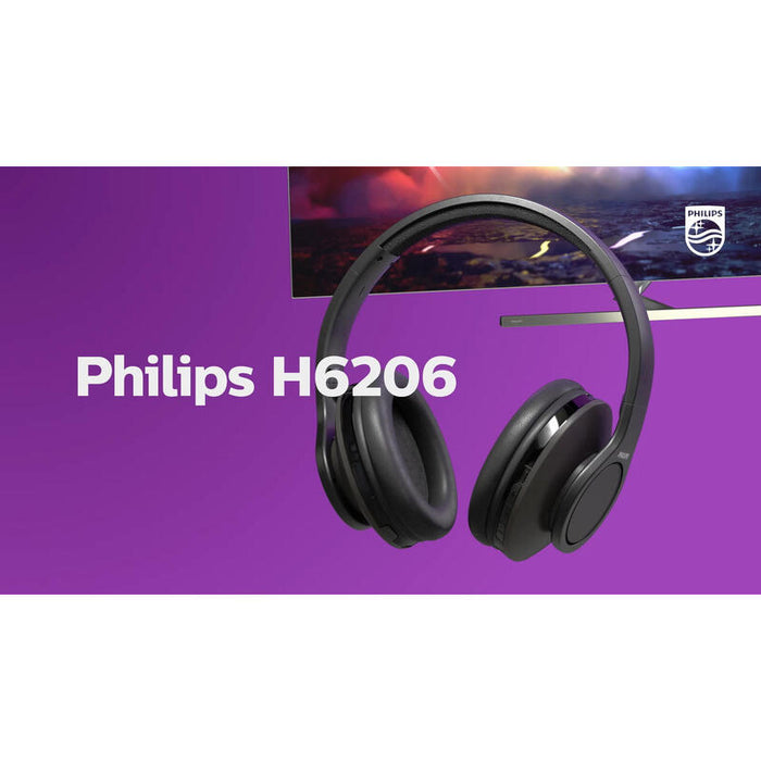 Philips 6000 Series Tah6206bk/00 Auricular Para Tv Inalámbrico Over-Ear, Negros