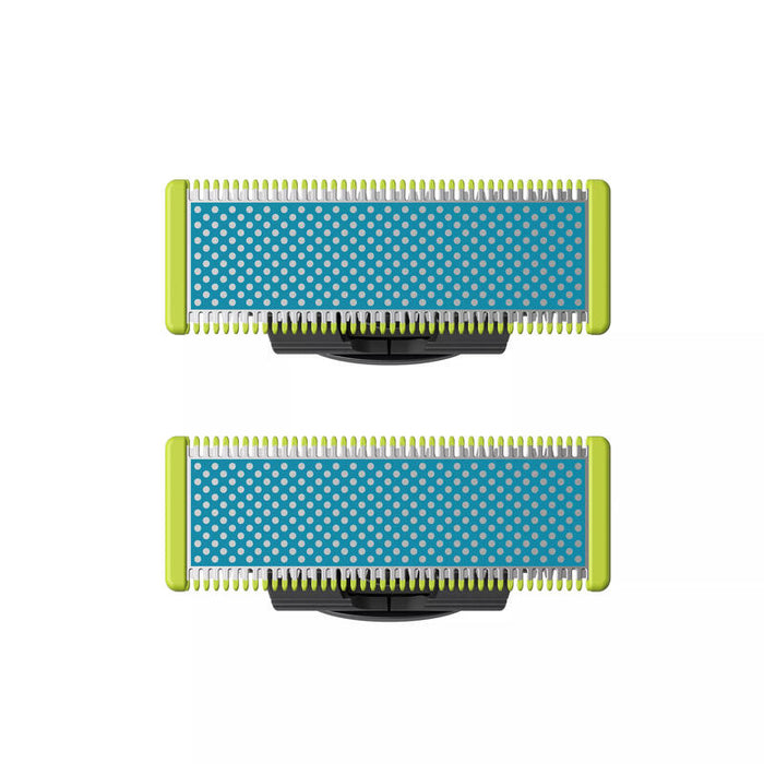 Philips Qp225 50 Oneblade Replaceable Blade, 2 Pcs, Black Green