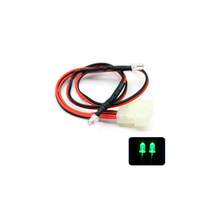 Phobya Led Doble 5mm. Ultrahell Verde