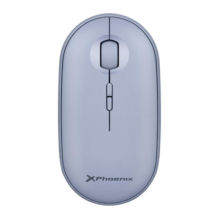 Phoenix Rebble Ratón Inalámbrico Bluetooth O 24 Ghz Con Receptor Usb Clic Silencioso Para Porttil Notebook Pc Chomebook Mac