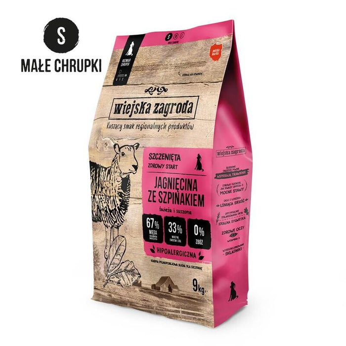 Pienso Para Cachorros Country Farm Cordero Con Espinacas S  9kg