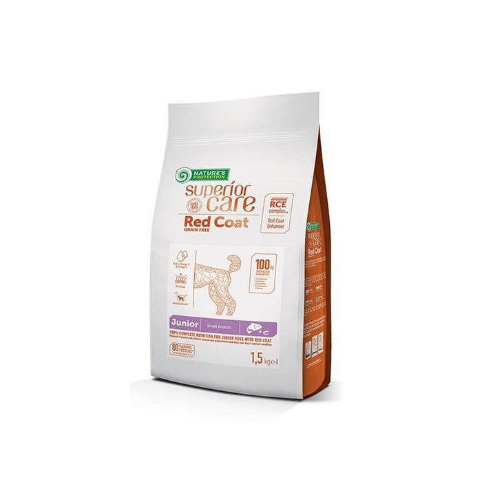 Pienso Para Cachorros Nature'S Protection Superior Care Red Coat Grain Free Junior Small Salmón Con Krill  1,5 Kg