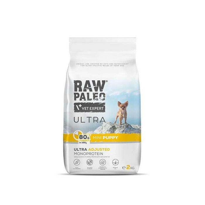 Pienso Para Cachorros Raw Paleo Ultra Mini Puppy Pavo  2 Kg