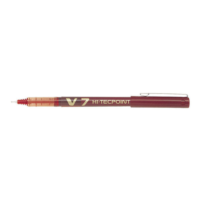 Pilot Roller V-7 Rojo