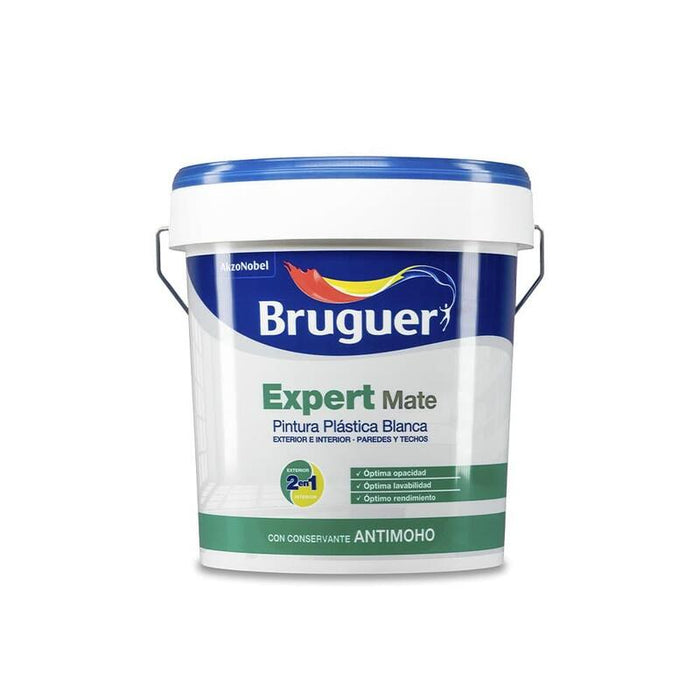 Pintura Pp Mate Blanca Expert 0,75l Para Interior Y Exterior 5222118 Bruguer