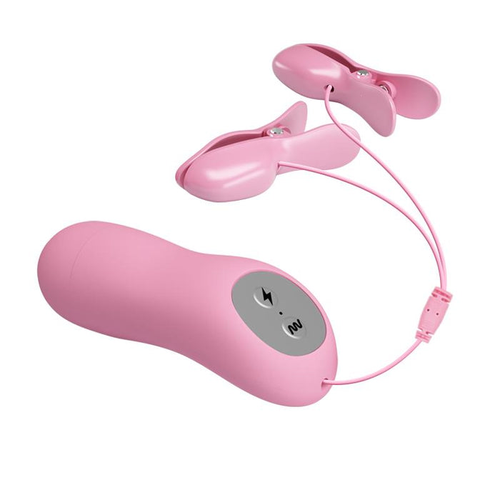 Pinza Para Pezones Con Vibración Y Electro Shock